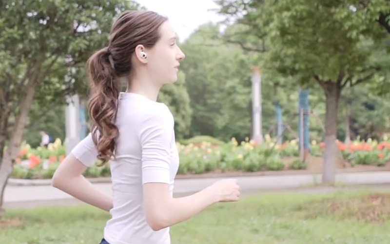 无线耳机短视频拍摄