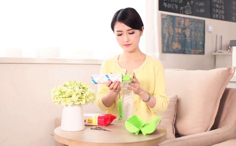 淘宝产品粘尘滚筒短视频制作